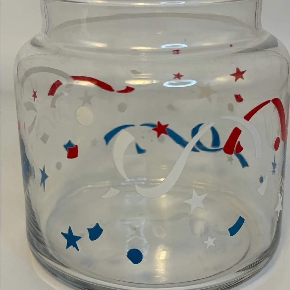 Disney&Co.‎ Mickey Mouse Glass Jar/Canister with Lid made By Anchor/16oz